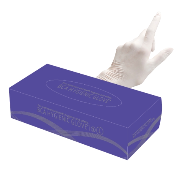 BCA ハイジェニックグローブ ホワイト