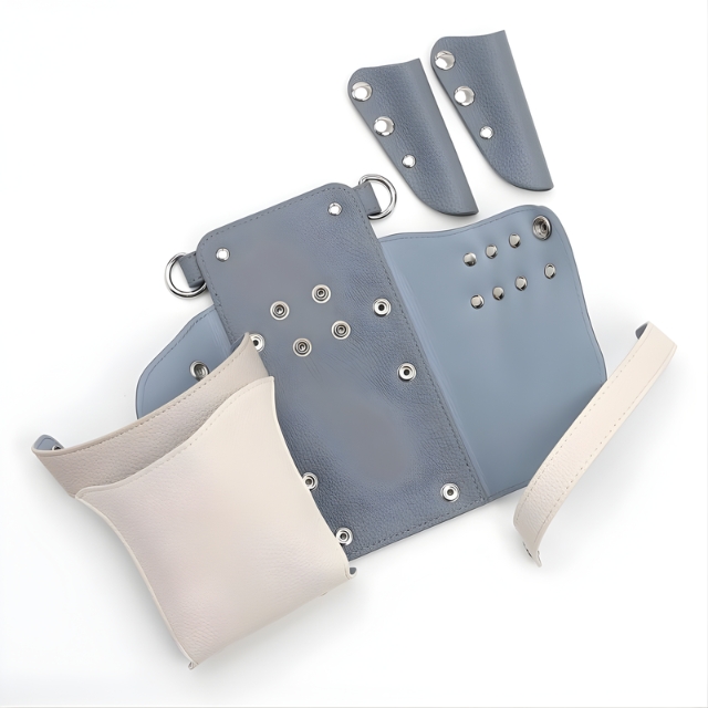 DEEDS シエーナ ブルーグレージュアイボリーMIX シボ素材