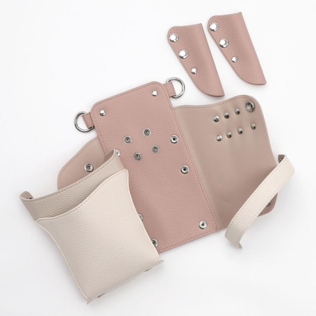 DEEDS シエーナ ピンクグレージュアイボリーMIX シボ素材