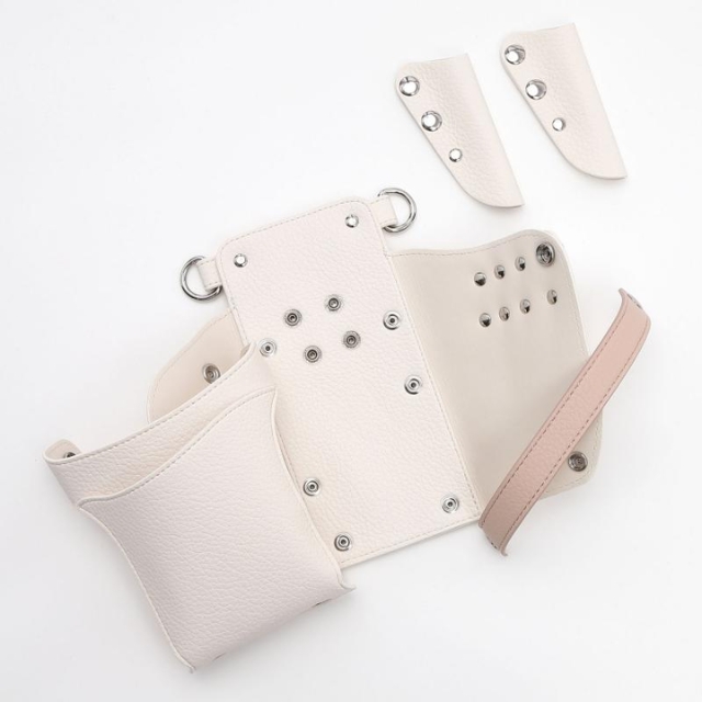 DEEDS シエーナ ホワイト×ピンク シボ素材