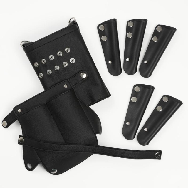 DEEDS ヴェネチア ブラック シルバー金具 シボ素材