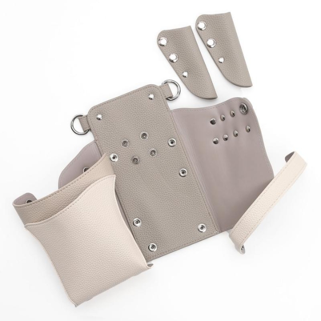 DEEDS シエーナ グレージュアイボリーMIX シボ素材