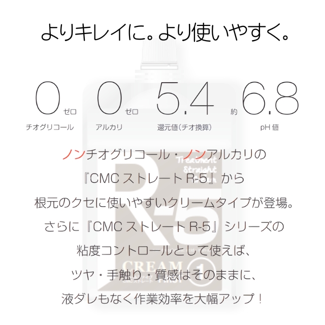 R-5 CMCトリートメントストレートクリーム 1剤 1000g