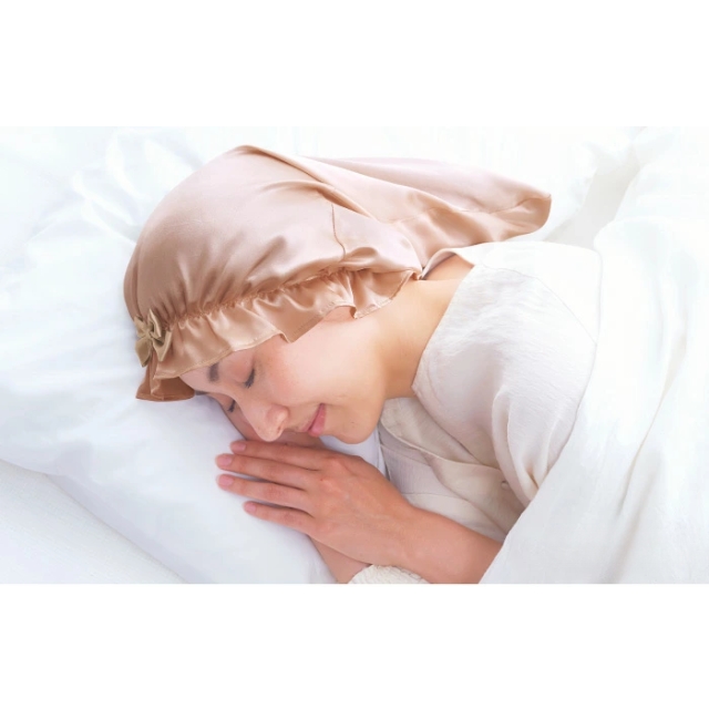 シルクシャイニー ナイトキャップforロング*