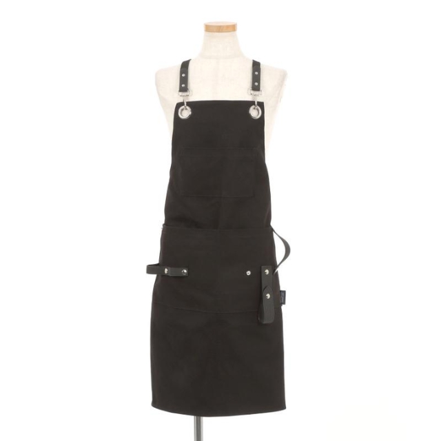 DEEDS コーデュラ シザーホルダー付きエプロン ブラック