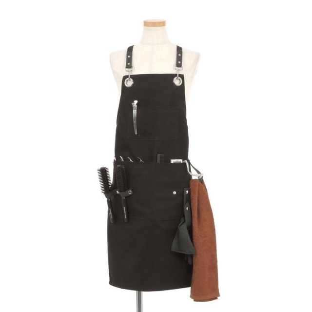 DEEDS コーデュラ シザーホルダー付きエプロン ブラック