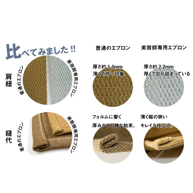 DEEDS コーデュラ シザーホルダー付きエプロン ブラック