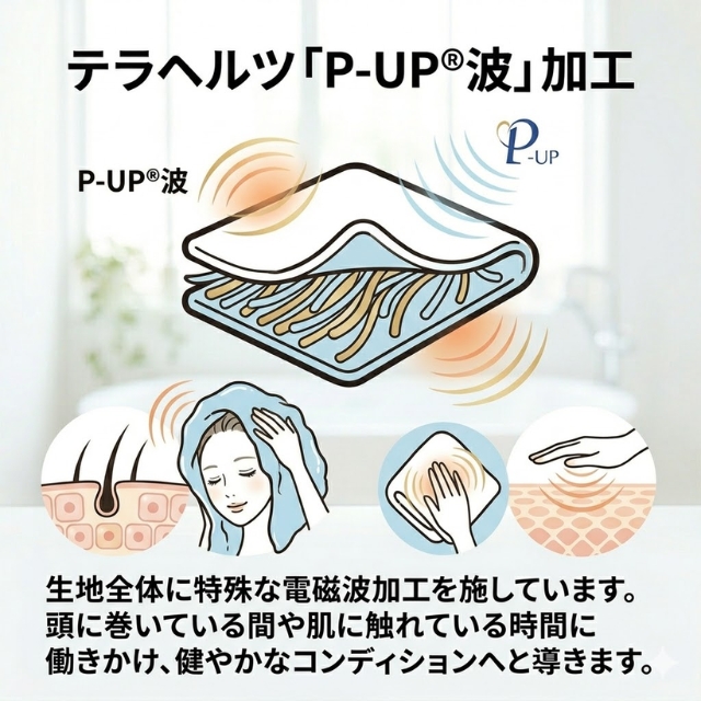P-UP(ピーアップ) クレアメディタオル