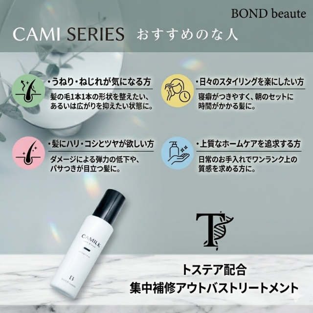 ボンドビューティ カミルク ケア&ブロウ 120ml