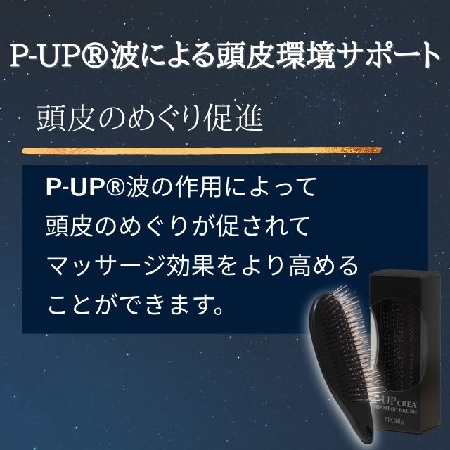 P-UP(ピーアップ) CREA シャンプーブラシ