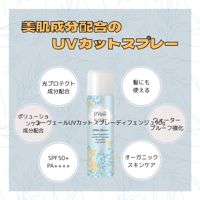 ユーヴェール UVカットスプレー ディフェンジュ 90g 3+1