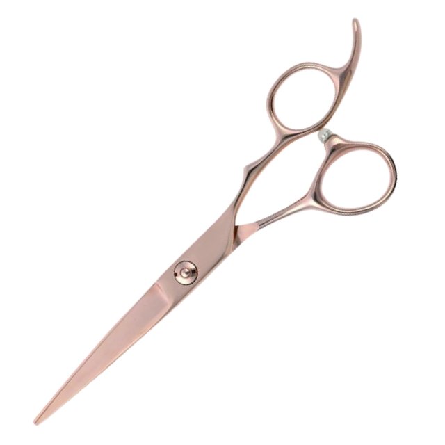 DEEDS 立体ハンドル ピンクゴールドチタン シザー 5.5インチ