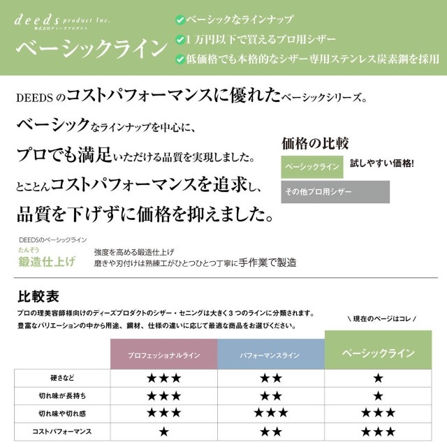 DEEDS ベーシック NEWセニング 6.0