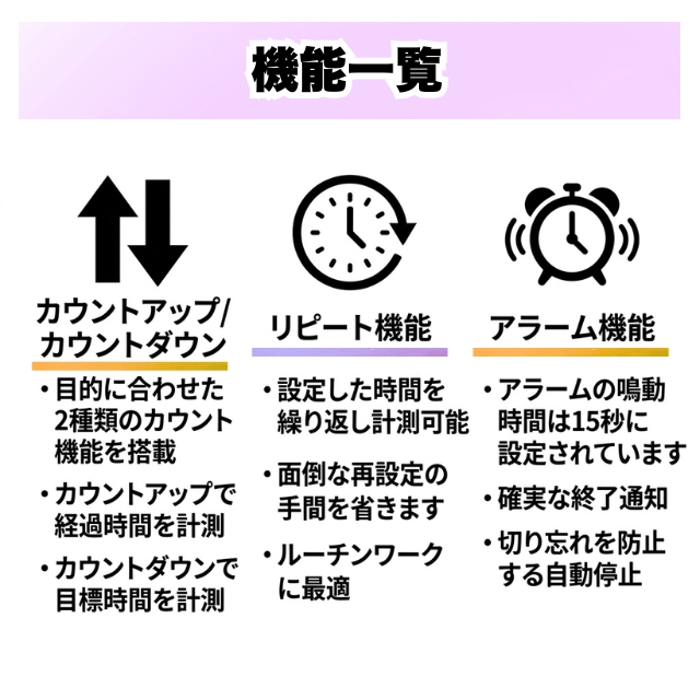 アイビル 10キータイマー