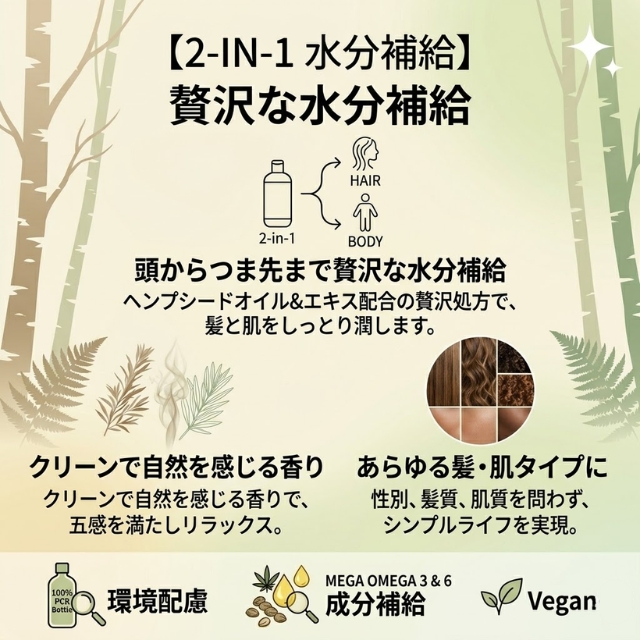 ポールミッチェル ヘンプ コンディショナー&ボディーローション