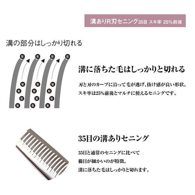 DEEDS 立体ハンドルベーシックシザー+セニングセット 6.0B