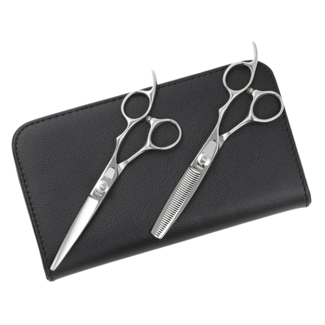 DEEDS 立体ハンドルベーシックシザー＋セニングセット 5.5A