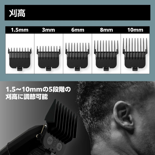 JRL トリマー用アタッチメント 5個セット