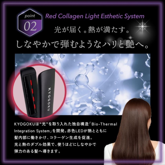 KYOGOKU ナノシルクケラチンストレートアイロン（マスタなし）