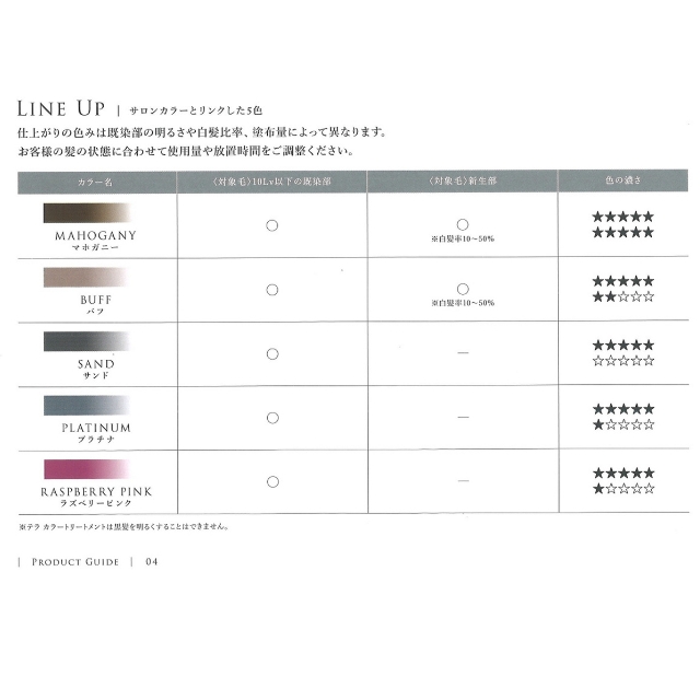 テラ カラートリートメント 180g