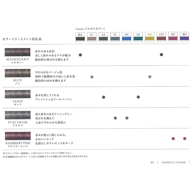 テラ カラートリートメント 180g