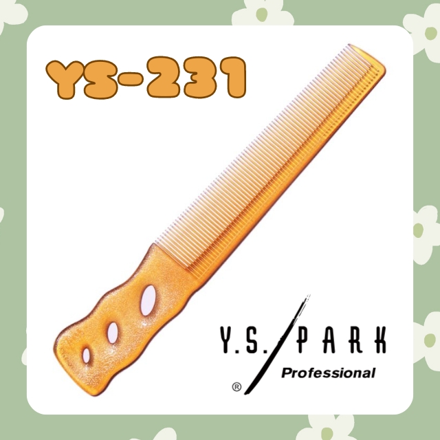 Y.S. PARK（ワイエスパーク）YS-231 Sヘアデザインコーム キャメル