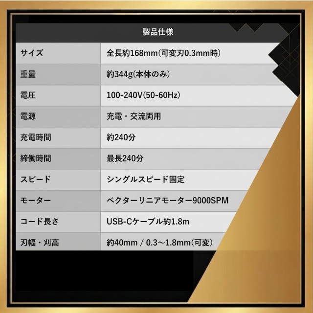 ANDIS (アンディス) 562254 RECON クリッパー