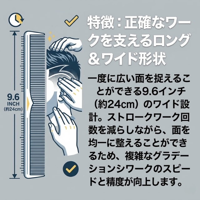 JRL ブレンディングコーム 9.6 J202