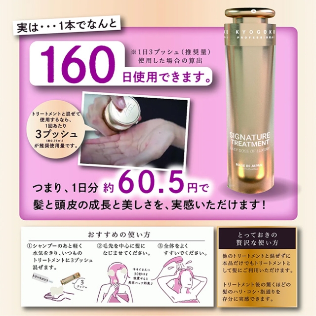 KYOGOKU シグネチャートリートメント120ml**