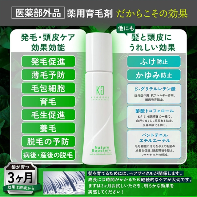 KYOGOKU ネイチャーブースター (育毛剤） 90ml**