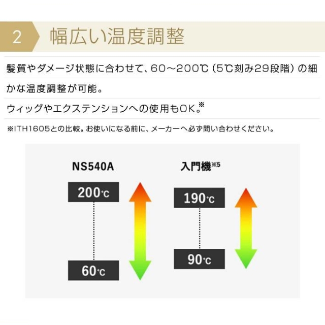 NS540A プロテクトイオン ストレートアイロン