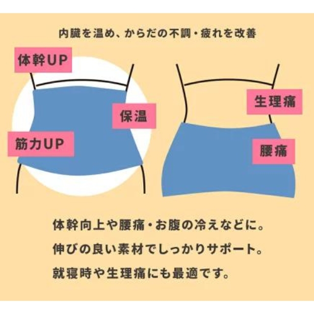 P-UP リカバリー腹巻**