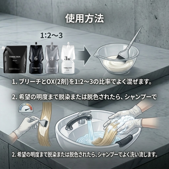 デミ トイロクション ブリーチ 500g