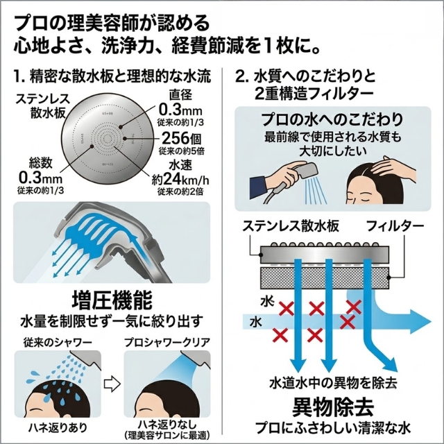 アラミック プロシャワー ナノバブル
