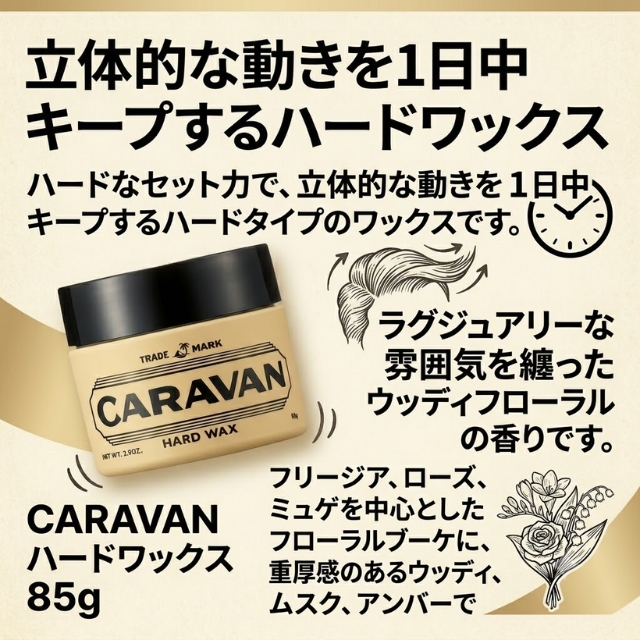 CARAVAN ハードワックス 85g