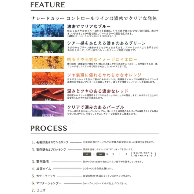 ナプラ ナシードカラーファッションカラー