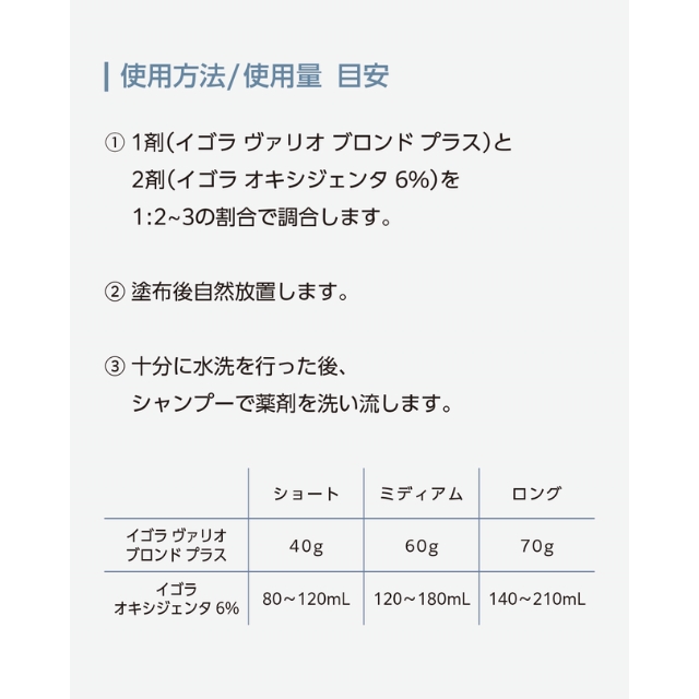 イゴラ ヴァリオ ブロンド プラス 450g