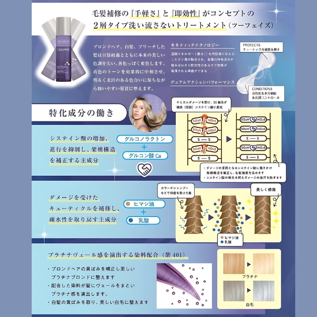 レブロン EQ ツーフェイズ プラチナヴェール コンディショナー 200ml