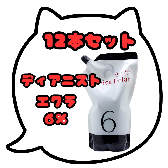 【特価】資生堂プロ  ディアニスト エクラ デベロッパー 6％ 1000ml 12本セット