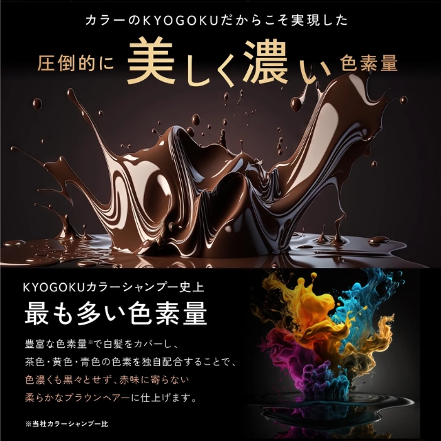KYOGOKU カラーシャンプー ダークブラウン 200ml*