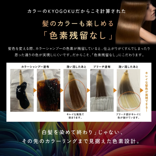 KYOGOKU カラーシャンプー ダークブラウン 200ml*