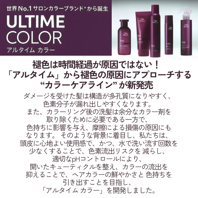 ウエラ アルタイム カラー デイリートリートメント 200ml""