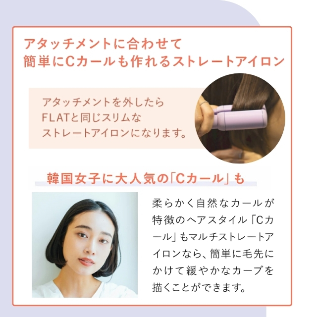 TAKE OUT マルチフラットヘアアイロン**