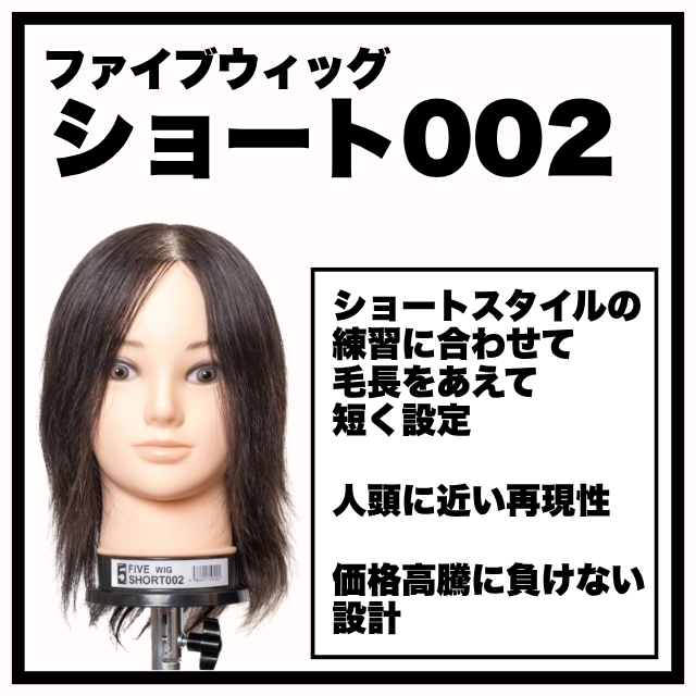 ファイブオリジナル ファイブウィッグ ショート 002