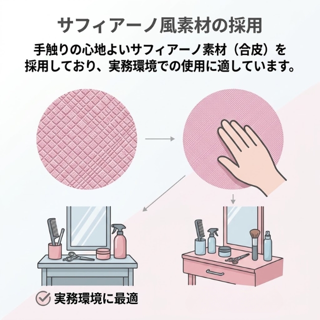 ポッケ サフィアーノ風 ロールケース PUレザー""
