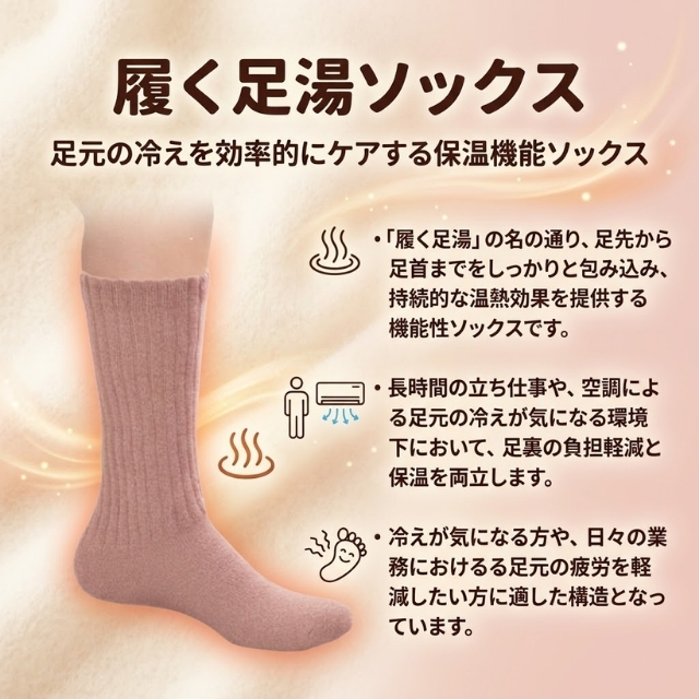 イフミック 履く足湯ソックス""