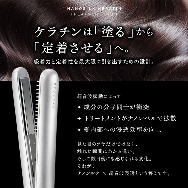 キョウゴク ナノシルクケラチントリートメントアイロン**