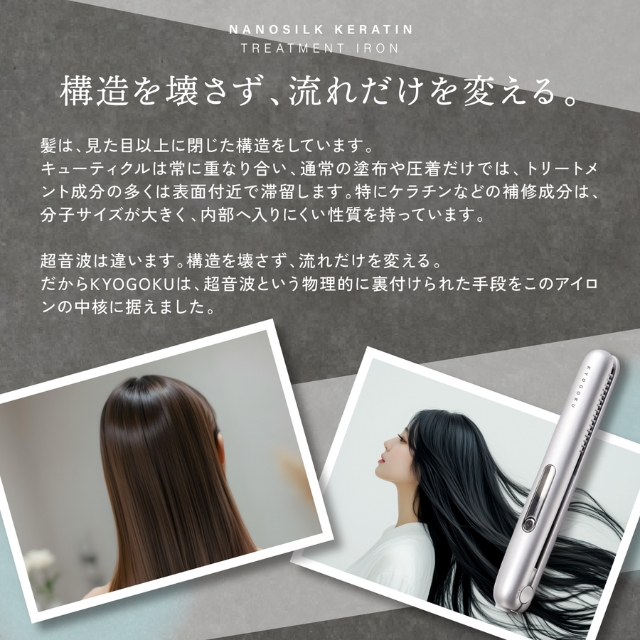 キョウゴク ナノシルクケラチントリートメントアイロン**