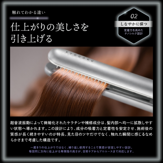 キョウゴク ナノシルクケラチントリートメントアイロン**
