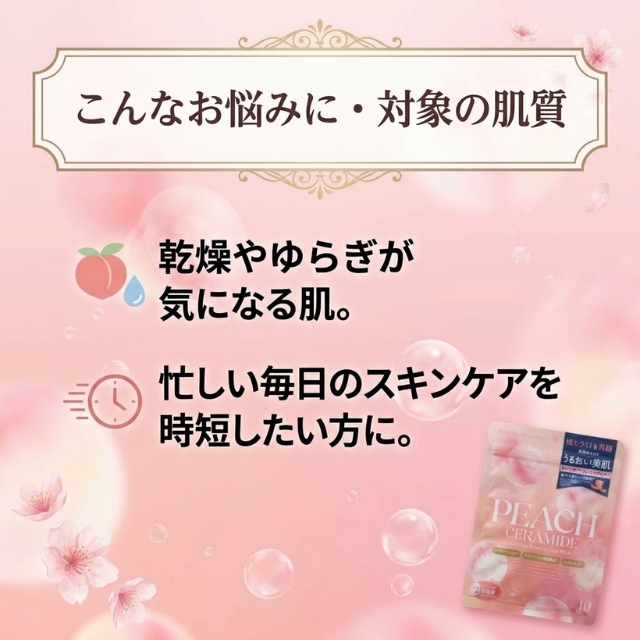 MD SKINLABO プレミアムケアマスク ピーチセラミド